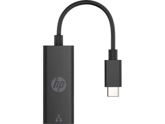 Alt view image 3 of 5 - HP Ethernet Adapter - USB Type C - 128 MB/s Data Transfer Rate - 1 - Twisted Pair - 1000Base-T - TAA Compliant