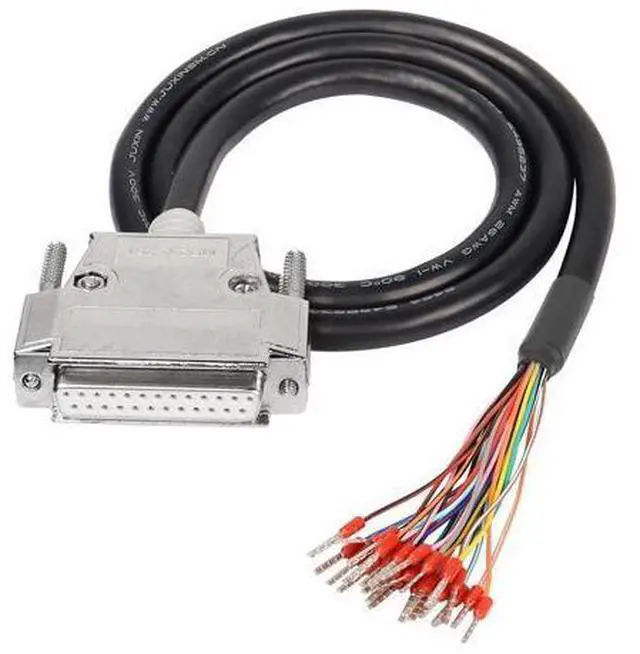 Main image of XMSJSIY DB25 Connector Adapter RS232 25 Pin Serial Extension Cable Solderless 25-Pin Port Breakout Replacement Cable with Bare Wire - 1M/3.2Ft (DB25 Female)