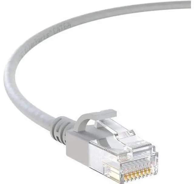 Main image of InstallerParts Ethernet Cable CAT6A Slim Cable UTP Booted 1 FT (10 Pack) - Gray - Professional Series - 10Gigabit/Sec Network/High Speed Internet Cable, 550MHZ, 28AWG