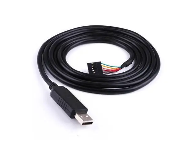 Alt view image 5 of 5 - 6Pin FT232RL FT232 Module Compatible with A-r-d-u-i-n-o USB to T-T-L U-A-R-T Serial Wire Adapter RS232 Download Cable Module (Size : 6FT, Color : 5V VCC-5V-TTL Level)