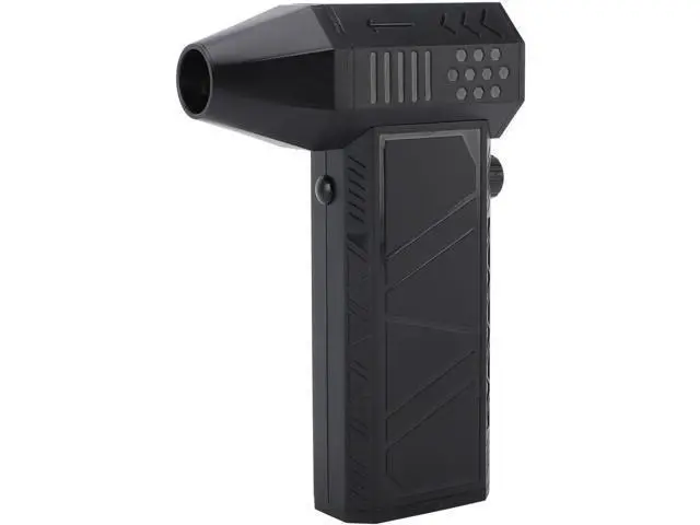 Alt view image 3 of 7 - 130000RPM Mini Turbo Fan Cordless USB Rechargeable Air Duster with 2 Magnetic Nozzles (Black)