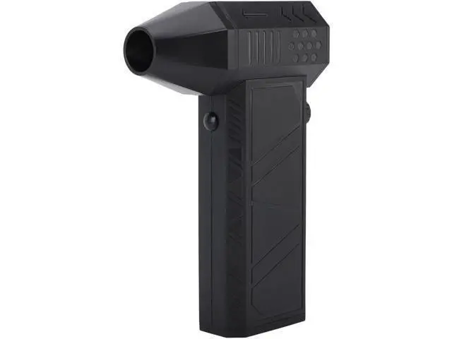 Alt view image 4 of 7 - 130000RPM Mini Turbo Fan Cordless USB Rechargeable Air Duster with 2 Magnetic Nozzles (Black)