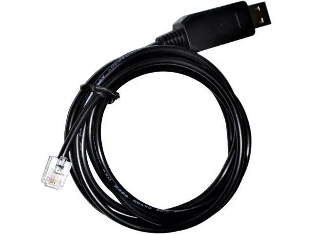 Alt view image 3 of 5 - FENG GUO FT232RL USB to RJ11 RJ12 Adapter RS232/RS485 Converter Serial Communication Cable Compatible with The N/OR/D Drive/Frequency Inverter to PC(8M,RS485 Signal)