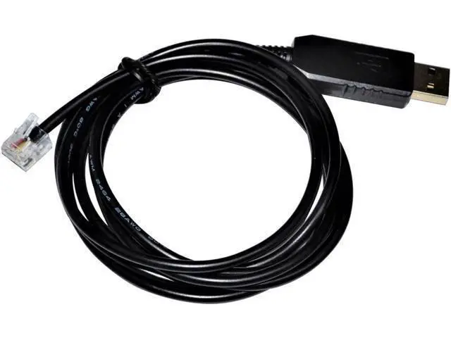 Alt view image 2 of 5 - FENG GUO FT232RL USB to RJ11 RJ12 Adapter RS232/RS485 Converter Serial Communication Cable Compatible with The N/OR/D Drive/Frequency Inverter to PC(8M,RS485 Signal)
