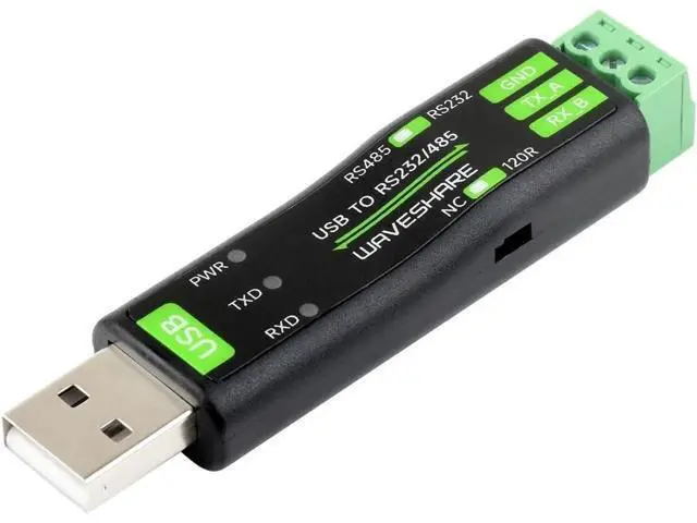 Alt view image 3 of 6 - USB to RS232/485 Serial Converter, Onboard FT232RNL Chip, Multiple Devices Applicable, Multi-OS Compatible