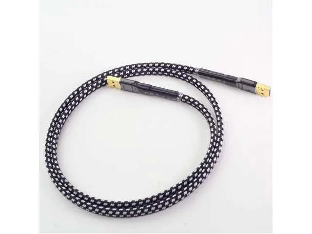 Alt view image 4 of 5 - HiFi MPS HD-770 HiFi 99.9997% OCC 24K 10u Gold Plated Plug USB2.0 3.0 Connector Audio Cable DAC PC Audio Data Cable (A3.0 to B2.0, 1.5m)