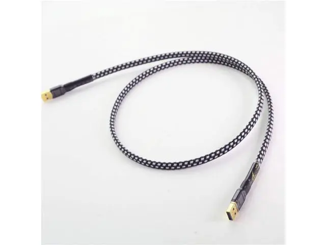Alt view image 2 of 5 - HiFi MPS HD-770 HiFi 99.9997% OCC 24K 10u Gold Plated Plug USB2.0 3.0 Connector Audio Cable DAC PC Audio Data Cable (A3.0 to B2.0, 1.5m)