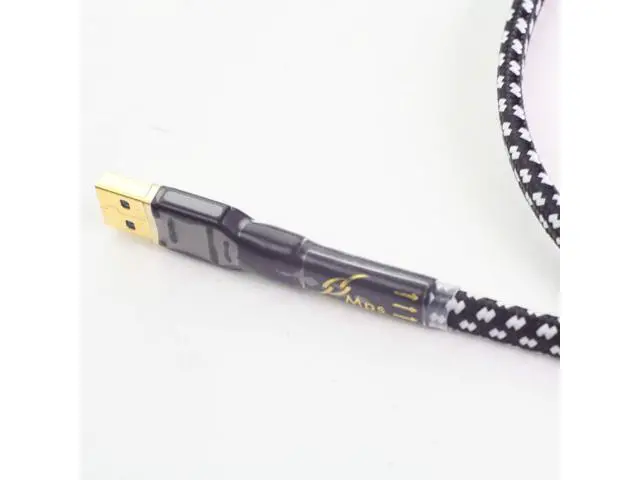 Alt view image 3 of 5 - HiFi MPS HD-770 HiFi 99.9997% OCC 24K 10u Gold Plated Plug USB2.0 3.0 Connector Audio Cable DAC PC Audio Data Cable (A3.0 to B2.0, 1.5m)