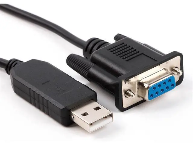 Alt view image 2 of 5 - EVURU USB RS232 Serial to DB9 Female Adapter Converter Null Modem Or Terminal Device Cable Support Win7/8/10/xp/android/M Etc (Size : 6ft, Color : for Null Modem Pinot)