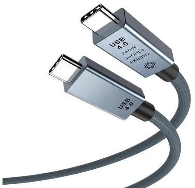 Alt view image 2 of 6 - 4 40Gbps USB4 Cable USB Type C to C 240W Fast Cable(1.5m)