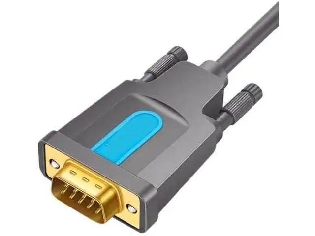 Alt view image 2 of 3 - USB 2.0 to RS232 DB9-Pin Serial Cable PL2303 Chip USB to RS232 Male and Female Cable for Printer Electronic Scale Extension(2M,USB to RS232 Male)
