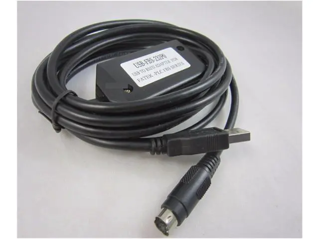 Alt view image 2 of 4 - PLC Programming Cable USB-FBS-232P0 Compatible Cable USB Interface to Connect PLC FBS Series USBFBS232P0 Programming Cable 2.5m