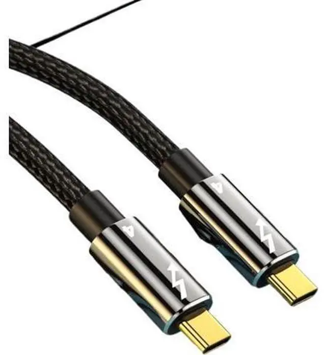 Alt view image 2 of 5 - 40Gbps 100W 8K Type C Fast 3 USB 4.0 USB C to C Data Transfer Cable(1m)