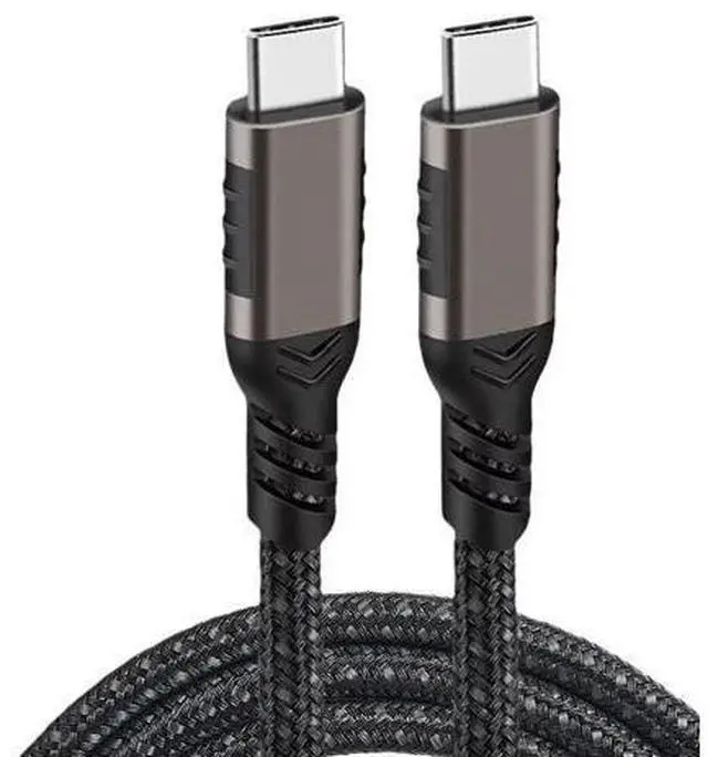 Alt view image 2 of 5 - USB C 3.2 Gen 2 Type C to USB C Cable 4K@60HZ 20Gbps VR Data Cable 5A 100W Fast Cord(0.2m,USB3.2 Braided)