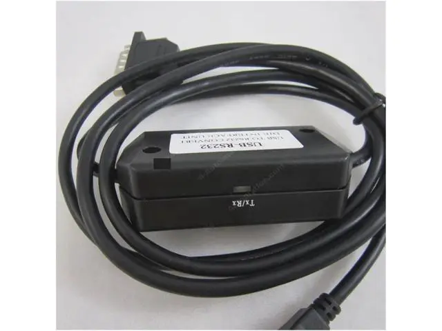 Alt view image 2 of 4 - PLC Programming Cable USB-RS232 USB to RS232 Converter Cable USB/RS232 Programming Cable Can be accessed by Any HMI and PLC 1.5M