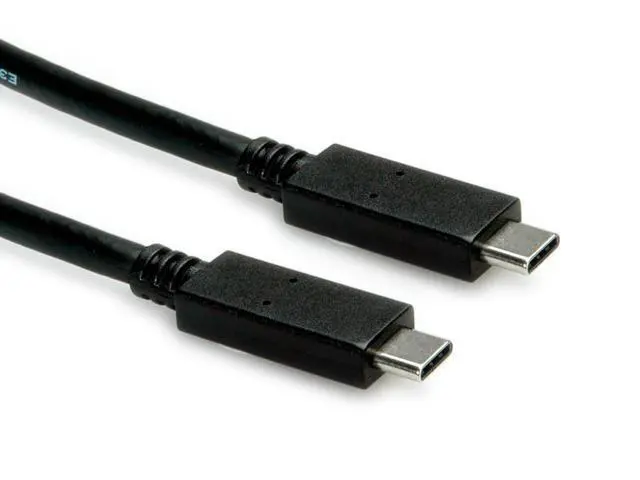 Alt view image 3 of 4 - Roline USB3.2Gen2 Cable, PD 20V5AType C-C, ST/ST, 1m