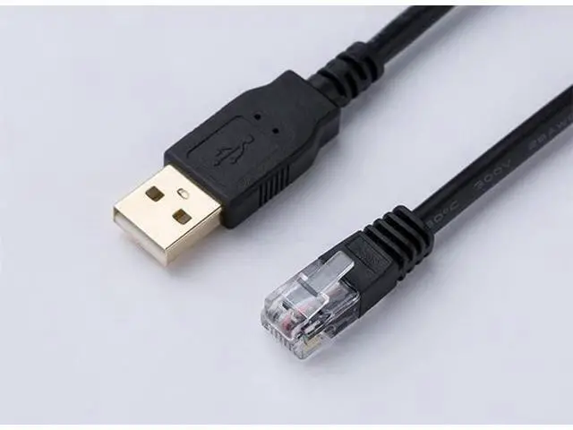 Alt view image 2 of 6 - 1 pc New Applicable USB-KV PLC Programming Cable KV Full Series Data Cable Download Cable Black FTDI Chip