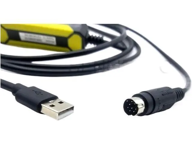 Alt view image 2 of 4 - plc programming cable USB-SC09-FX FX-USB-AW for ME-LS/EC FX Series PLC Programming Cable USB to RS422 Adapter Data Download Line
