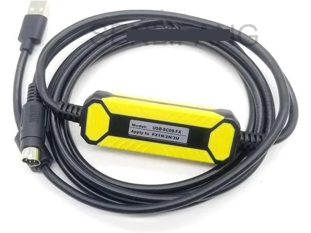 Alt view image 3 of 4 - plc programming cable USB-SC09-FX FX-USB-AW for ME-LS/EC FX Series PLC Programming Cable USB to RS422 Adapter Data Download Line