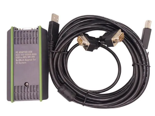 Main image of PLC Cable for Siemens S7-200 S7-300 S7-400 Data Download Line 6ES7 972-0CB20-0XA0 USB-MPI+ PC USB-PPI PLC Programming Cable