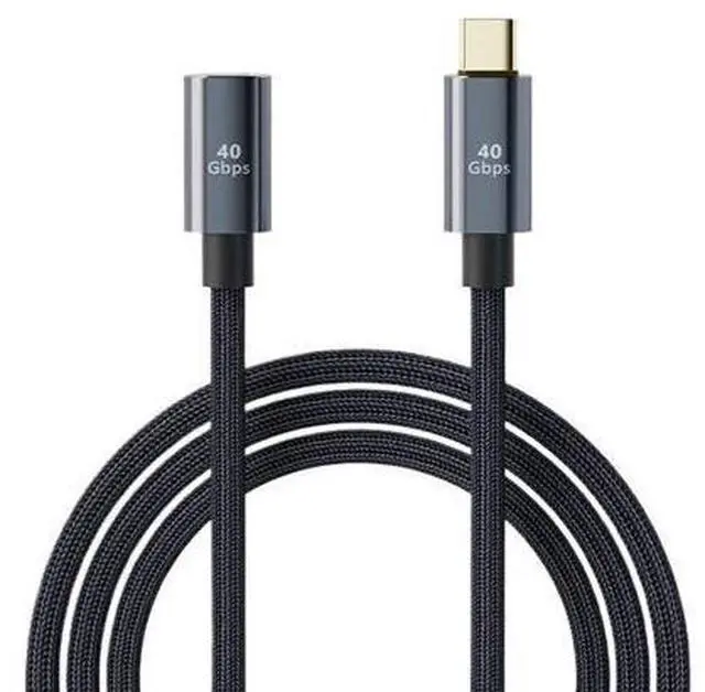 Main image of USB4 t2y>pe-c Extension Cable USB C Male to Female Extender 40Gbps Data Transfer 100W 5A Cord(0.5m)