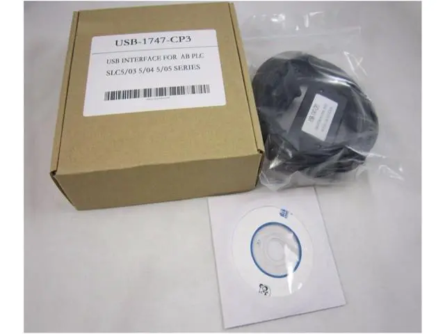 Alt view image 3 of 6 - PLC Programming Cable Compatible USB-1747-CP3 USB 1747 CP3 Programming Cable for A-B SLC 5/03,5/04,5/05 PLC USB1747CP3 2.5M