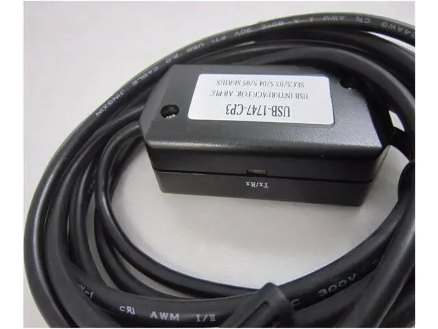 Alt view image 4 of 6 - PLC Programming Cable Compatible USB-1747-CP3 USB 1747 CP3 Programming Cable for A-B SLC 5/03,5/04,5/05 PLC USB1747CP3 2.5M