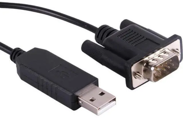 Main image of USB to RS232 COM Port Serial DB9 Pin Cable cp2102 pl2303 Null Modem DCE Crossed Wired Adapter Cable(FTDI-2-TXD Male)