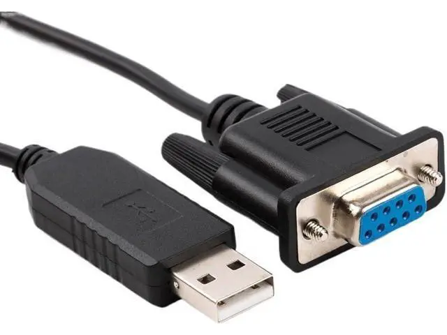 Alt view image 2 of 3 - USB to RS232 COM Port Serial DB9 Pin Cable cp2102 pl2303 Null Modem DCE Crossed Wired Adapter Cable(FTDI-2-TXD Male)