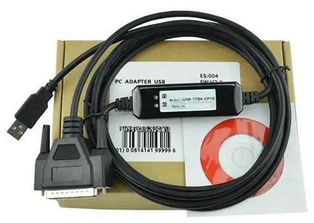 Main image of USB-1784-CP10 AB PLC/5 Series USB Port Programming Cable Download Cable 9399-C28 USB 1784-CP10