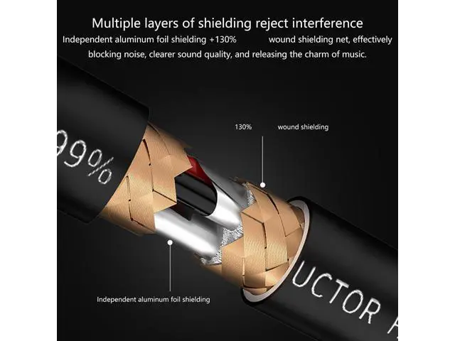 Alt view image 7 of 7 - High End USB A to USB B Cable 6N Single Crystal Coppered Cored Advanced Shielding Technology Clear