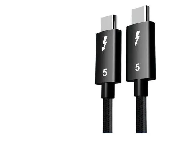 Alt view image 2 of 5 - PD 240w USB C to USBC 5 Full-Function Data Cable Fast 16K 60Hz Video Output Functional 80Gbps Transmission(0.5m)