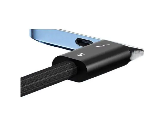 Alt view image 5 of 5 - PD 240w USB C to USBC 5 Full-Function Data Cable Fast 16K 60Hz Video Output Functional 80Gbps Transmission(0.5m)