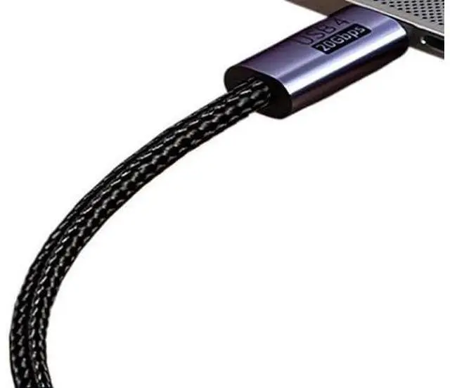 Alt view image 2 of 5 - 8K 100W USB 4.0 Type C to C Cable Super Fast for S24 S25 Data Video 1M 2M 300cm(2m,Elbow)