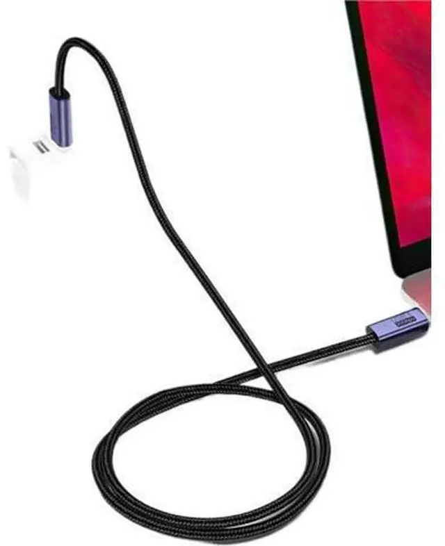 Alt view image 4 of 5 - 8K 100W USB 4.0 Type C to C Cable Super Fast for S24 S25 Data Video 1M 2M 300cm(2m,Elbow)