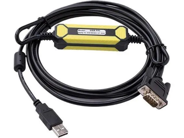 Alt view image 2 of 5 - PC-PPI USB-PPI Suitable for S7-200 Programming Cable Download Line USB RS232 to RS485 Adapter(USB-PPI - Yellow)