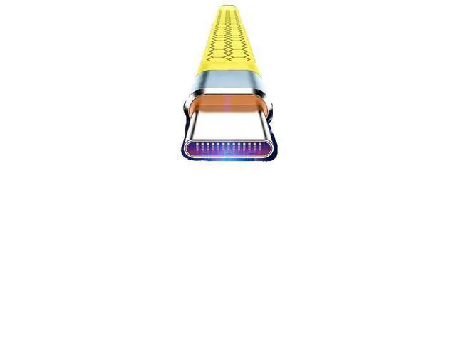 Alt view image 4 of 5 - 240W USB4 40Gbps Short Fast t2y>pe-c to USB C Data Transfer 8K Data Extension Cable(Yellow)