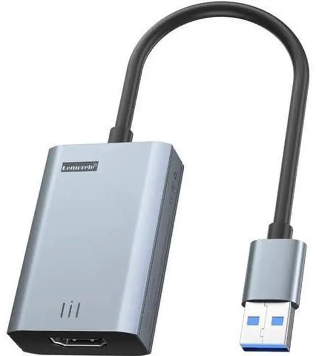 Main image of USB to HDMI Adapter Compatible Converter 1080P USB Male to HDMI Female External Graphics Video Card Adapter Cable
