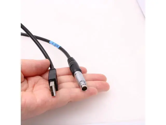 Alt view image 4 of 4 - Hiper Lite Plus/Lite+ Pro 5 Pin Male to USB Data Cable GPS Host to Computer for Top-con