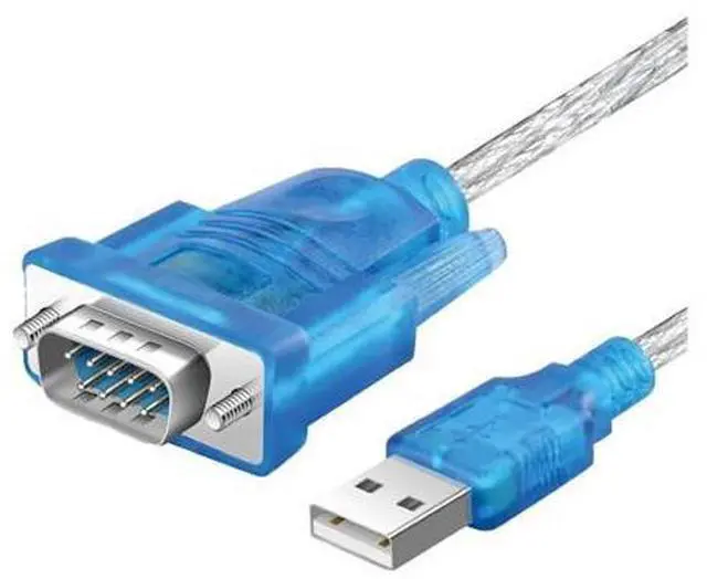 Main image of USB 2.0 to RS232 DB9 9Pin Male Female Serial Converter Adapter Cable COM Port Cord for 10/7/8/98/2000 PC Computer(1.8m,USB to RS232 Male)