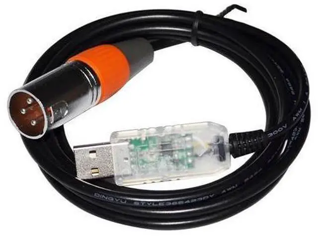 Alt view image 4 of 6 - FT232RL CHIP USB to XLR 3PIN Male RS485 Converter Serial Cable for Audio Processor to PC(3m,Color B)