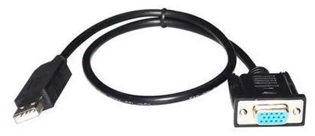 Main image of FT232RL CHIP USB to VGA 15-PIN Female Adapter RS422 Serial Program Communication Cable Fit for CTB SERVO Driver T4 Port KABLE(1.8M)
