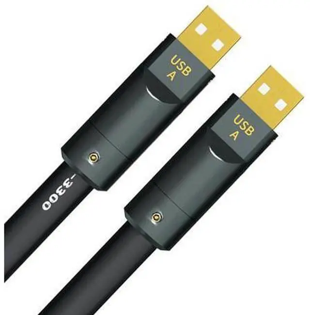 Alt view image 3 of 7 - 6N Single Crystal Coppered USB A to A Cable Stable Transmission Enhances Shielding Clear Sound 50-200cm