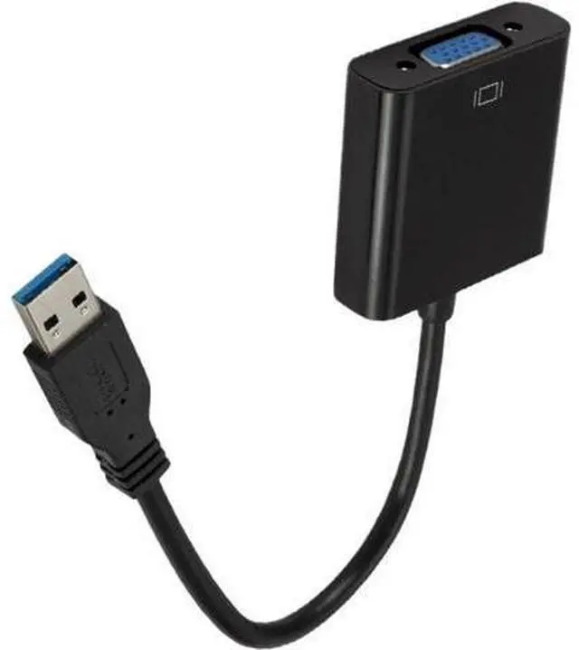 Main image of USB 3.0 to VGA Adapter Video Graphic Card Display External Cable Adapter Male USB 3.0 to Female VGA Connector for PC HDTV 1080P
