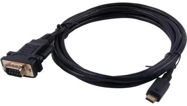 Main image of USB C TYPE to DB9 RS232 Serial Adapter Converter Cable 6ft Support