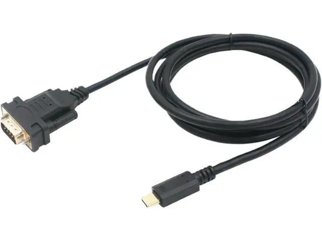 Alt view image 2 of 7 - USB C TYPE to DB9 RS232 Serial Adapter Converter Cable 6ft Support