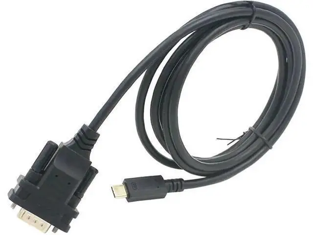 Alt view image 4 of 7 - USB C TYPE to DB9 RS232 Serial Adapter Converter Cable 6ft Support