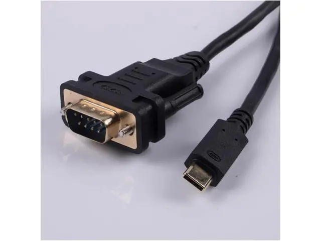 Alt view image 5 of 7 - USB C TYPE to DB9 RS232 Serial Adapter Converter Cable 6ft Support