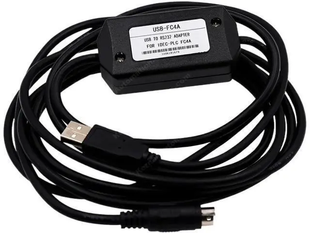 Alt view image 2 of 6 - PLC Programming Cable USB-FC4A USBFC4A USB/RS232 Adapter Program Cable for FC4A Series PLC 2.5M