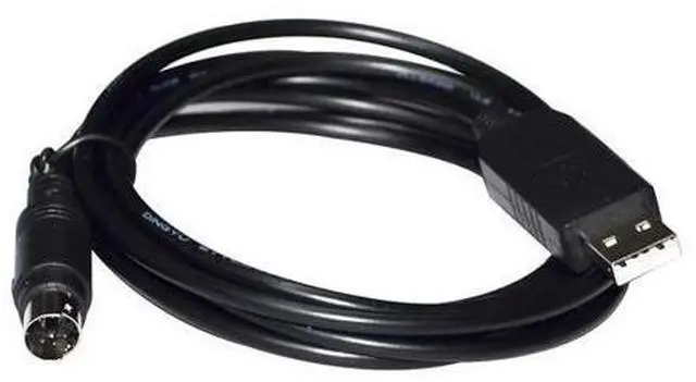 Alt view image 2 of 5 - INDUSTRIAL USB to MINI DIN 4 PIN MD4 ADAPTER RS232 SERIAL COMMUNICATION CABLE for CONNECTION to PC(5m,DB9-MINI DIN)
